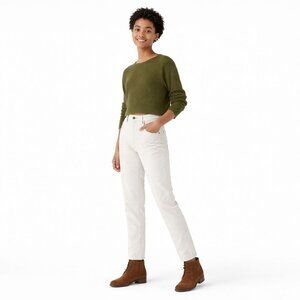 2/$30 Gap Kids 90s Original Straight Jeans Size 16 Slim Cream Cotton Blend